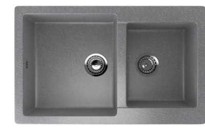 Каменная мойка ES-28-342 графитовый EcoStone