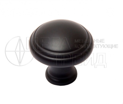 Ручка кнопка RC400BL.4 черный матовый БОЯРД