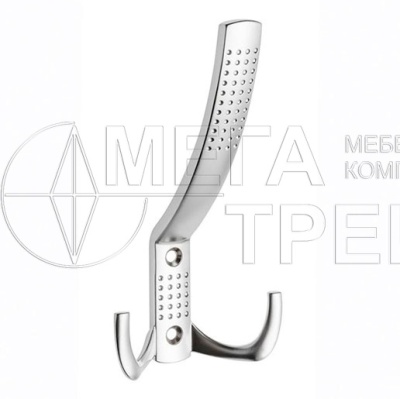 Крючок мебельный WZ-A0-К23-05 алюминий - ЭКОНОМ