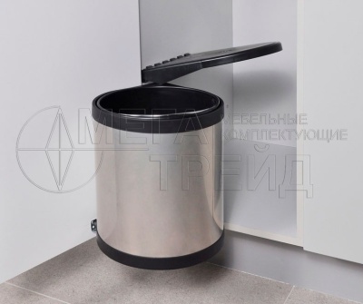 Мусорное ведро для распаш.фасадов 12л 450мм KR09/1/0/450 БОЯРД