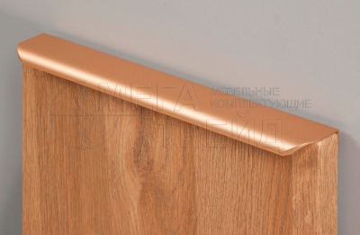 Ручка торцевая RT110SG.1/224/300 (50) сатиновое золото БОЯРД