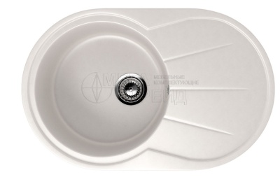Каменная мойка ES-31-341 молочный EcoStone