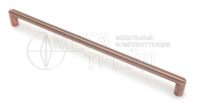 Мебельная ручка RS320BAC.5/320 (10) Брашированная старинная медь БОЯРД