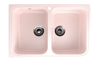 Каменная мойка ES-23-311 светло-розовый EcoStone