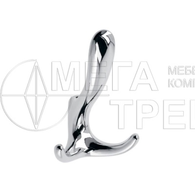 Крючок мебельный CORDOBA, хром GTV