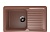 Каменная мойка ES-32-307 терракотовый EcoStone, 