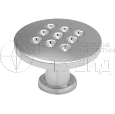 Мебельная ручка кнопка RC011CP.4 хром полиров. БОЯРД
