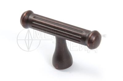 Мебельная ручка кнопка RC531AC.1 (25) Старинная медь БОЯРД