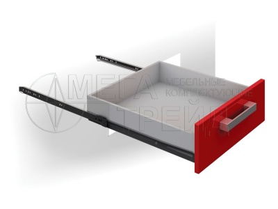 Роликовые направляющие L=300 черный DS 01BL.1/300 (25) Боярд