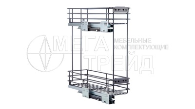 Бутылочница Bellissimo KR08/1/3/200/R/GRPH 200мм правая с доводчиком графит BOYARD