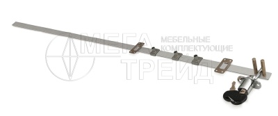 Замок центральный L=800 мм,хром  GTV ZZ-C8-288-01