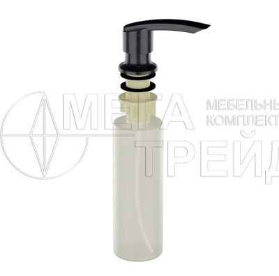 Дозатор кухонный ES-02(308) черный EcoStone