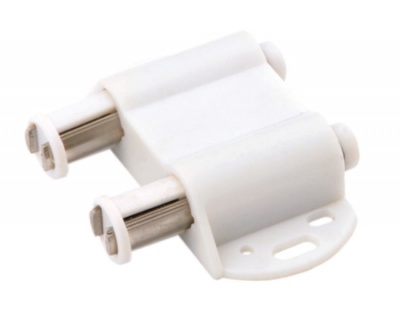 Держатель магнитный для 2стекл.фас.MH02/W (250) белый БОЯРД