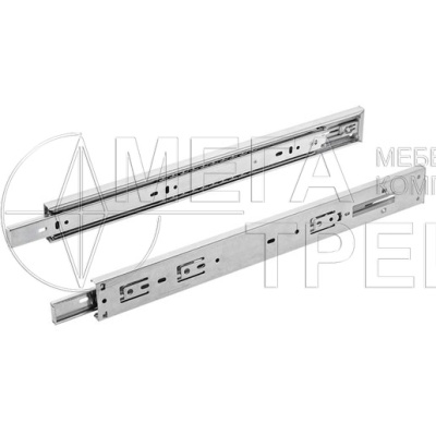 Направляющие шариковые PUSH-TO-OPEN открытие от нажатия 600мм  GTV PK-P-0H45-600