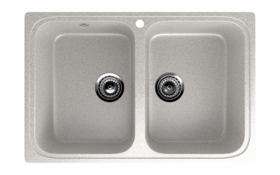 Каменная мойка ES-23-310 серый EcoStone