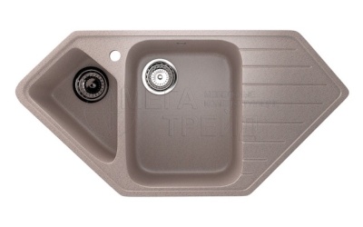 Каменная мойка ES-25-302 песочный EcoStone