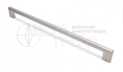 Мебельная ручка RS285BSN/CP.4/224 (25) атласный сатиновый никель 224мм БОЯРД