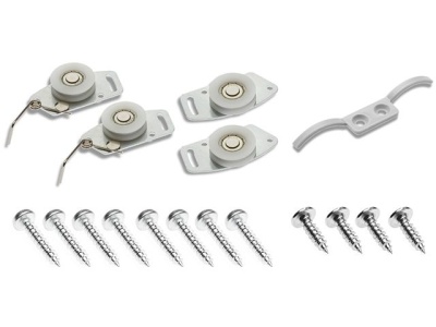 Комплект роликов MITO PLUS (2верх+2ниж+2пруж+1стопор+14шуруп)