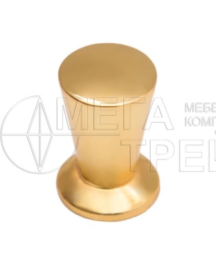Ручка меб. кнопка золото полированное RC002GP.4 (50) БОЯРД