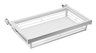 Корзина для белья W-KOSZD90-10, в модуль 900 мм, белая GTV