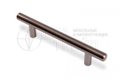 ПланкаРучка релинг 96мм d=12мм Чёрный никель RR002BN.5/96 (10) БОЯРД