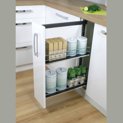 WE30.0028.08.374 MAXIMA EVO Карго мини боковое правое 150 металл хром/пластмасса белая