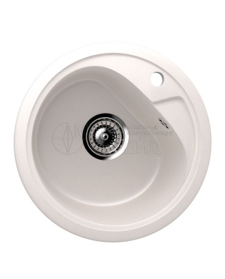 Каменная мойка ES-10-331 белый EcoStone