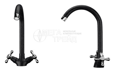 Кухонный смеситель 07-308 черный EcoStone