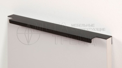 Ручка торцевая RT109BL.1/224/300 (50) черный матовый БОЯРД