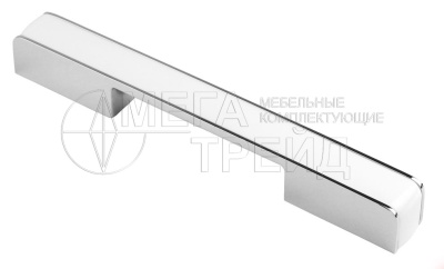 Мебельная ручка RS266CP/W.4/224 хром.полиров/бел 224 мм БОЯРД