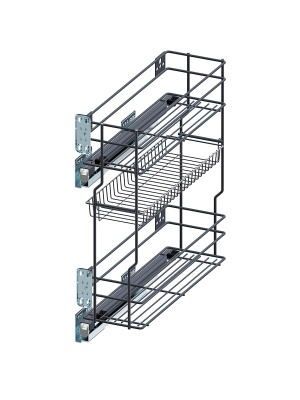 WE03.7319.01.001 Корзина для карго мини бокового Вариант Мульти 150 металл хром