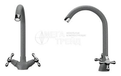 Кухонный смеситель 07-309 темно-серый EcoStone Кухонный смеситель 07-309 темно-серый EcoStone