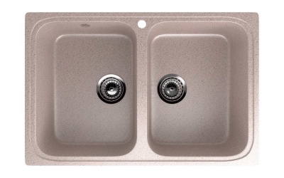 Каменная мойка ES-23-302 песочный EcoStone