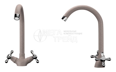Кухонный смеситель 07-302 песочный EcoStone