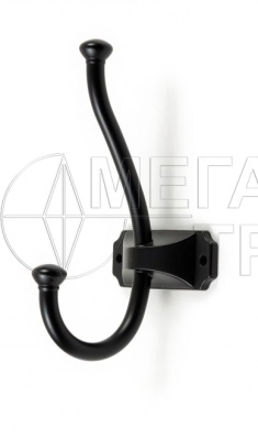 Мебельный крючок K215BL.8 (15) Чёрный матовый БОЯРД