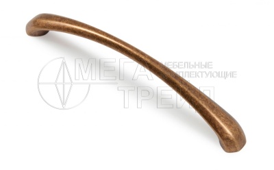 Мебельная ручка RS505MAB.1/128 MARCO MAB-Матовая старинная латунь 128мм