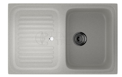 Каменная мойка ES-27-310 серый EcoStone