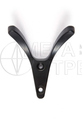 Мебельный крючок K212BL.2 (25) Чёрный матовый БОЯРД