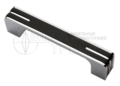 Мебельная ручка MONOHROME RS267CP/BL.4/160 БОЯРД Мебельная ручка MONOHROME RS267CP/BL.4/160 БОЯРД