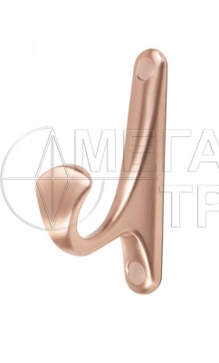 Мебельный крючок K102BSG.2 (20) Брашированное сатиновое золото БОЯРД