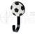 Крючок мебельный WM-BALL мяч, черно-белый GTV Крючок мебельный WM-BALL мяч, черно-белый GTV
