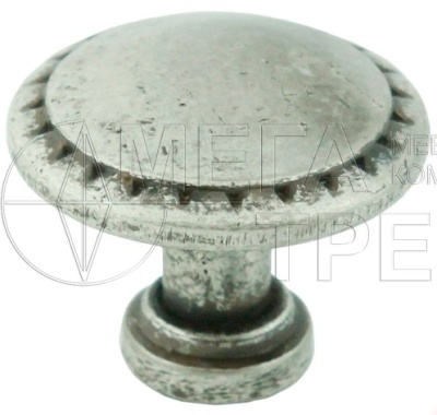 Мебельная ручка-кнопка RC407BAZ.4 (60) БОЯРД