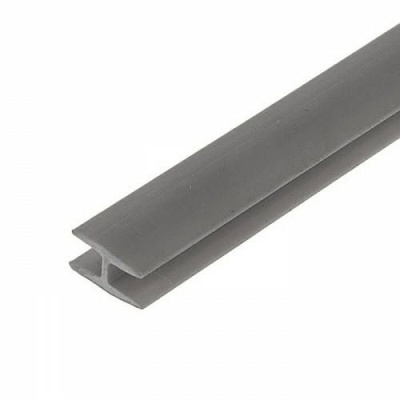 Профиль темно-серый 2м д/соед.зад.стенки ДВП