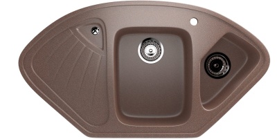 Каменная мойка ES-29-307 терракотовый EcoStone