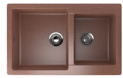 Каменная мойка ES-28-307 терракотовый EcoStone