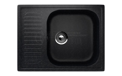 Каменная мойка ES-18-308 черный EcoStone