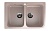 Каменная мойка ES-23-302 песочный EcoStone, ECOlogy STONE