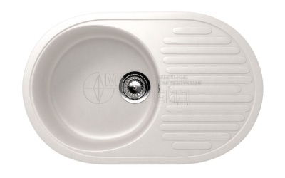 Каменная мойка ES-16-341 молочный EcoStone