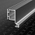 Никель глянец анодированный L-образный вертикальный профиль  (4,7м) арт.209932-110, 