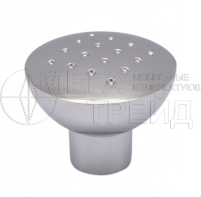 Мебельная ручка кнопка RC014CP.4 (25) хром БОЯРД